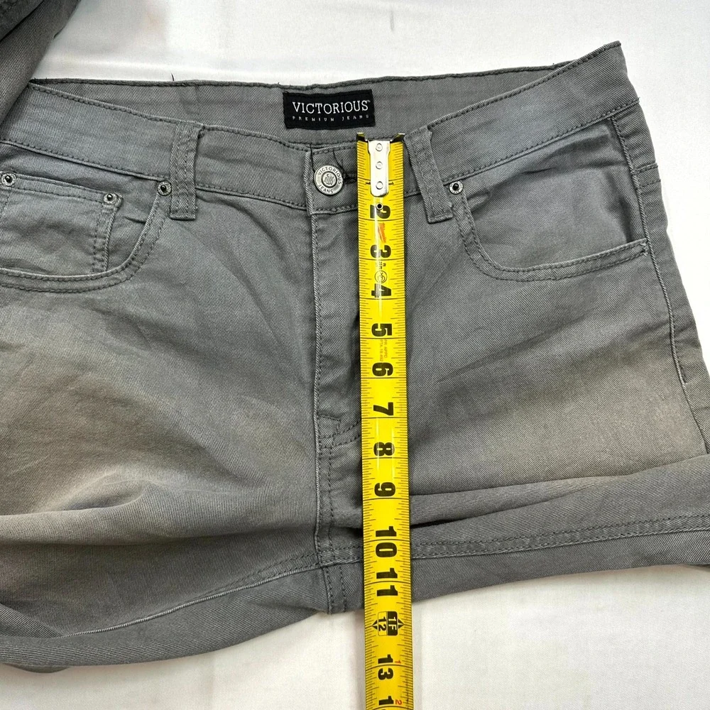 Victorious Jeans Mens Size 32x30 Gray Denim Cotton Blend Straight‎ Stretch